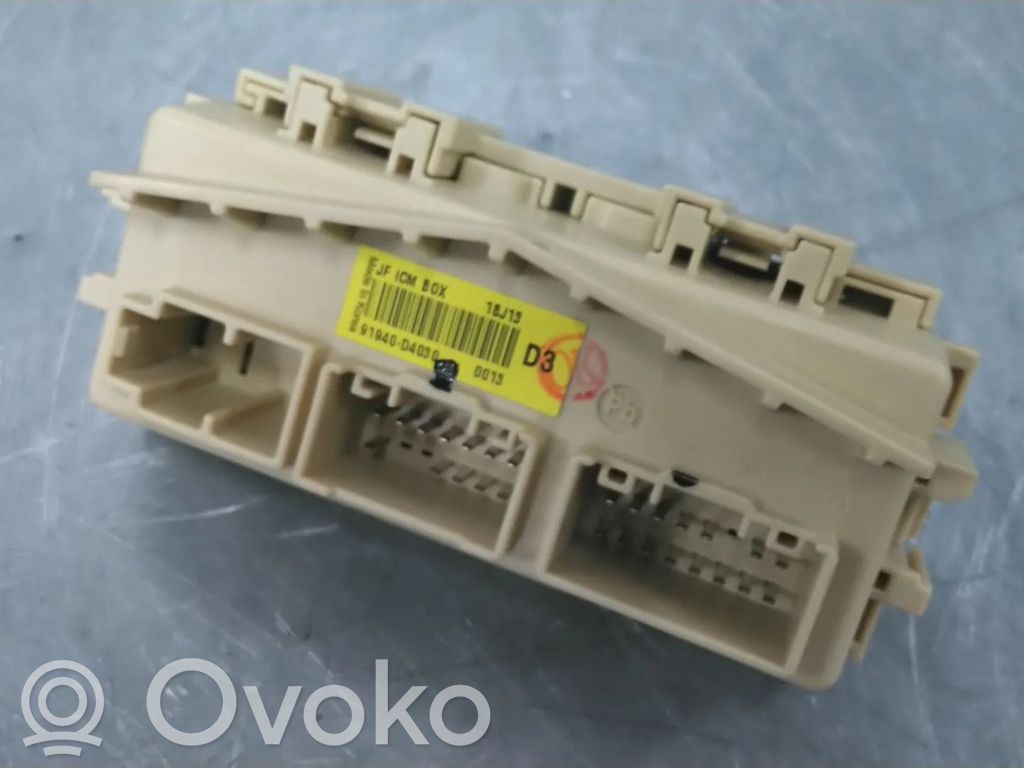Other control units/modules   91940D4030