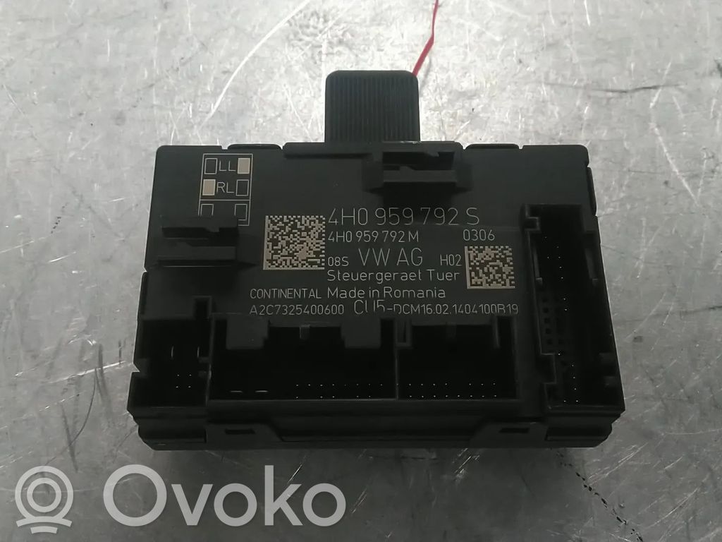 Door control unit/module   4H0959792S