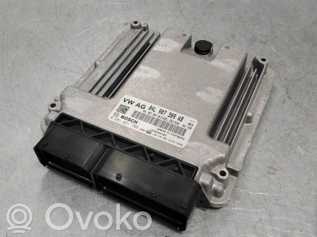 Engine control unit/module   04L907309AB,0281031786,DFS