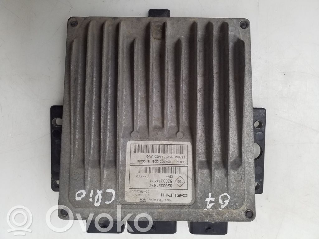 Renault Clio II Engine control unit/module 