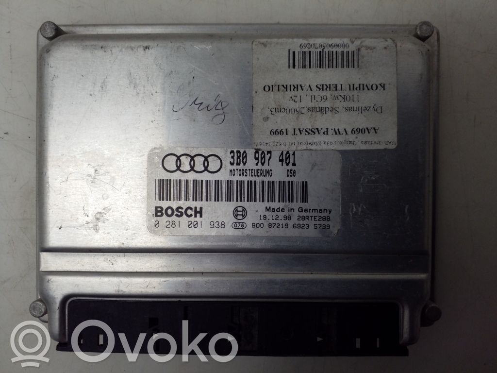 Audi A6 S6 C5 4B Engine control unit/module 
