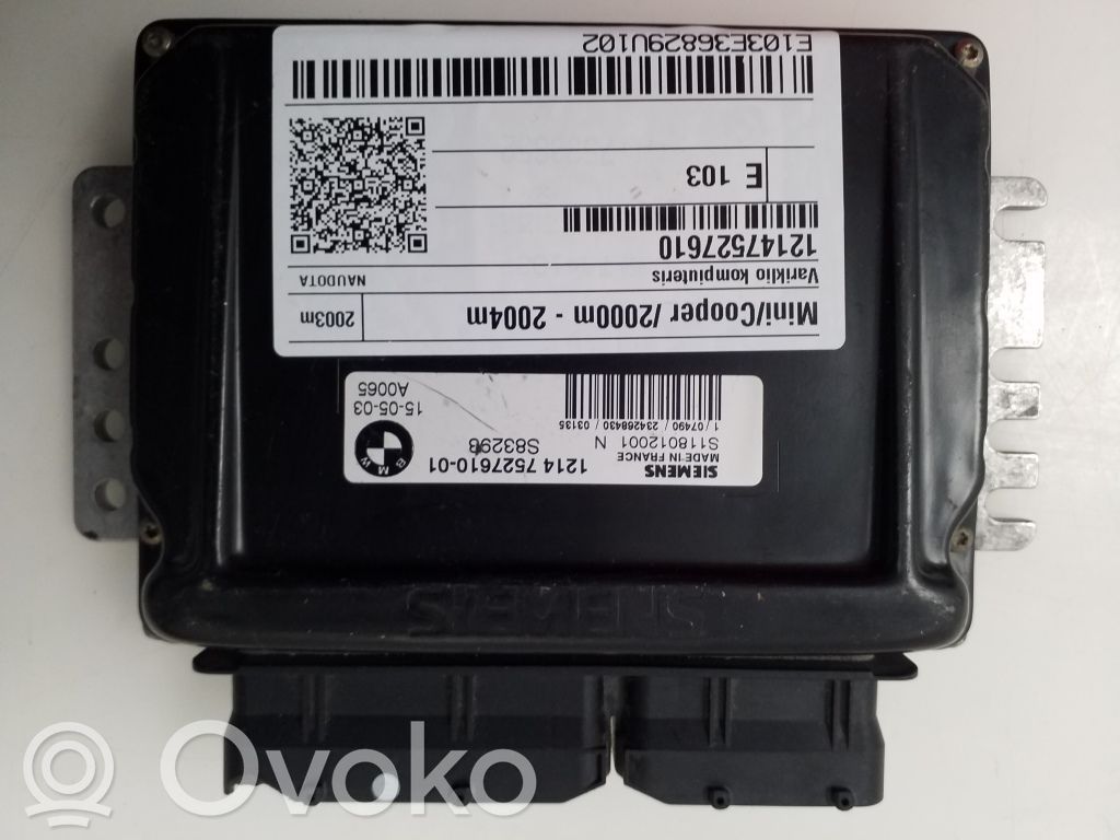 Mini One - Cooper R50 - 53 Engine control unit/module 