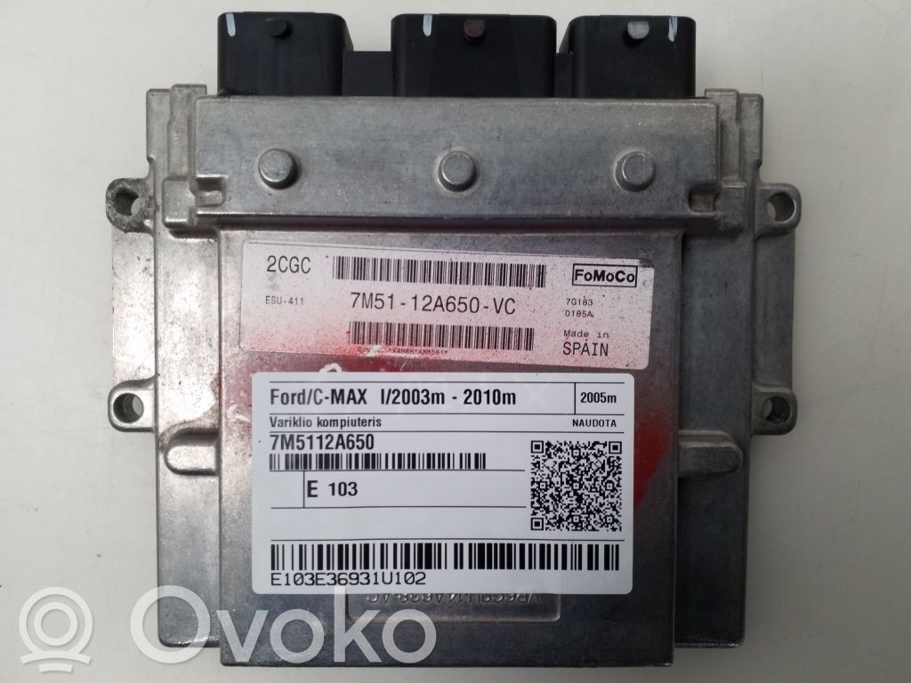 Ford Focus C-MAX Engine control unit/module 