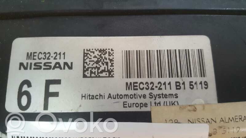 Nissan Almera N16 Engine control unit/module 