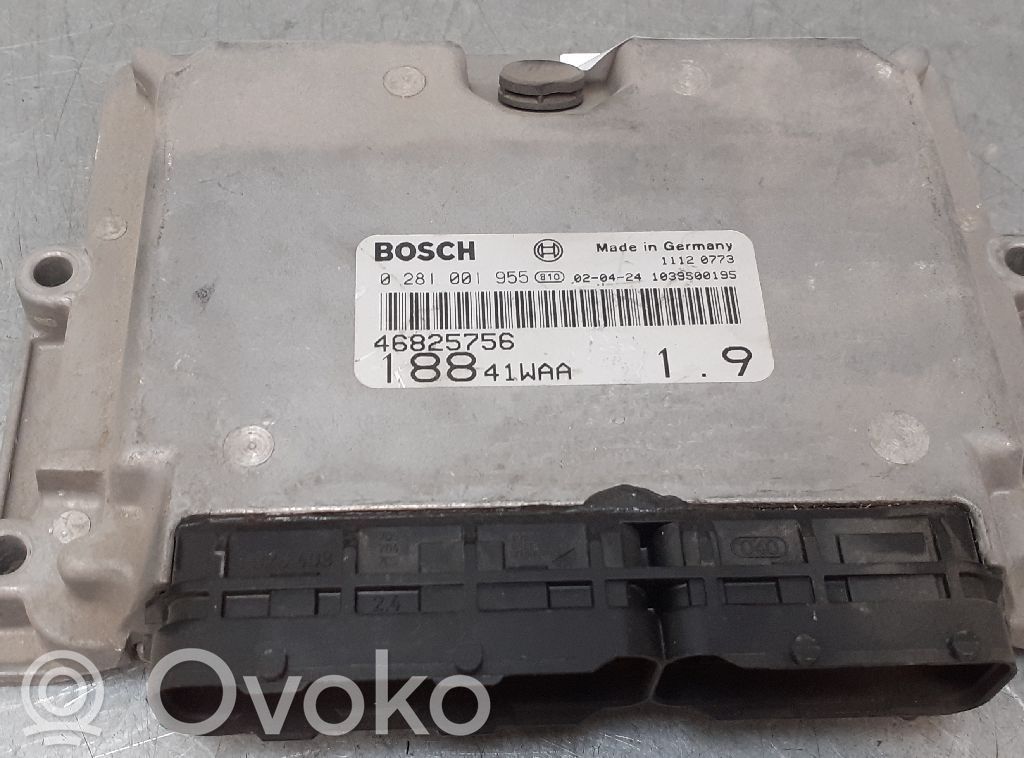 Fiat Punto (188) Calculateur moteur ECU