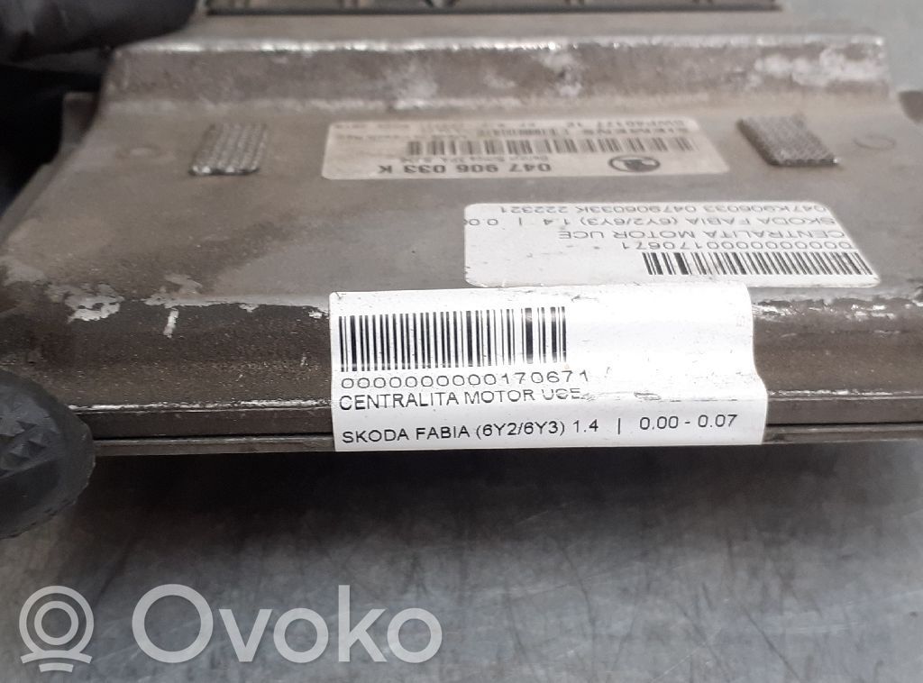 Skoda Fabia Mk1 (6Y) Unitate/modul de control motor 