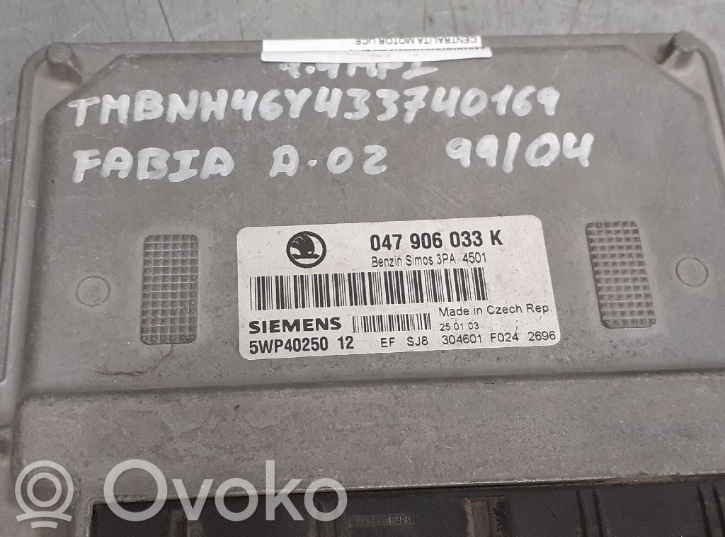 Skoda Fabia Mk1 (6Y) Unitate/modul de control motor 