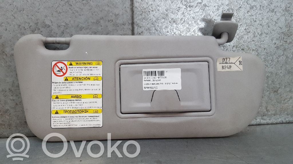 Mazda 3 I Sun visor 
