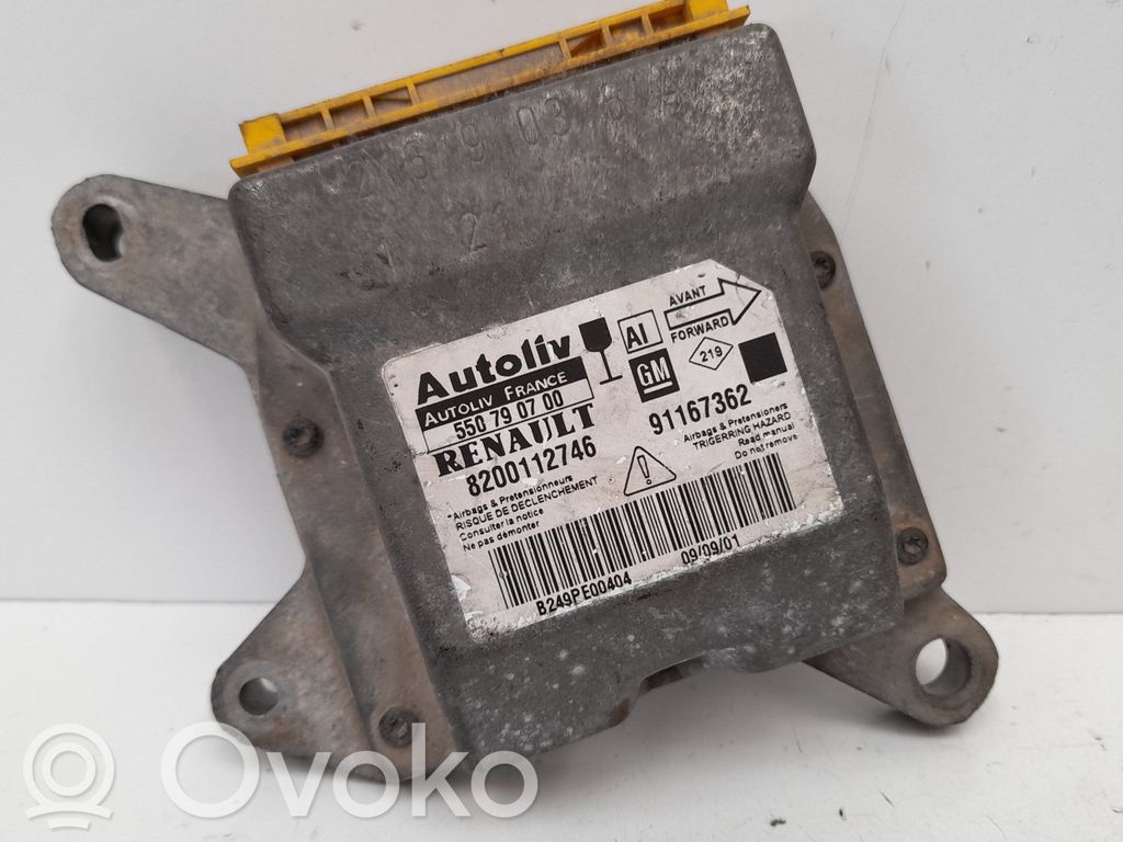 Module de contrôle airbag   8200112746