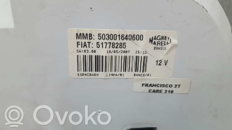 Fiat Linea Nopeusmittari (mittaristo)