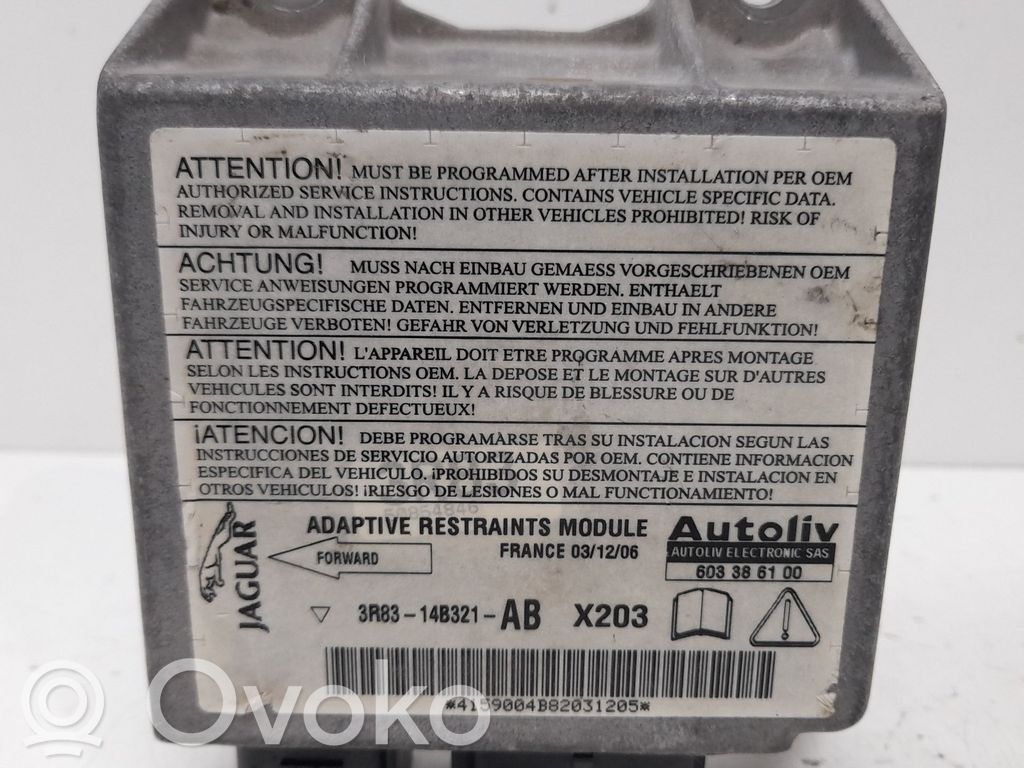 Jaguar S-Type Airbag control unit/module 
