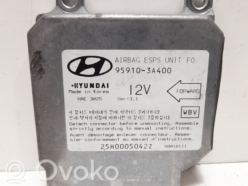 Hyundai Trajet Unitate/modul de comandă airbaguri 