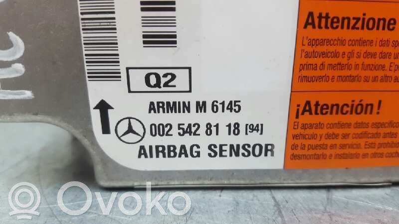Mercedes-Benz ML W163 Unidad de control/módulo del Airbag 
