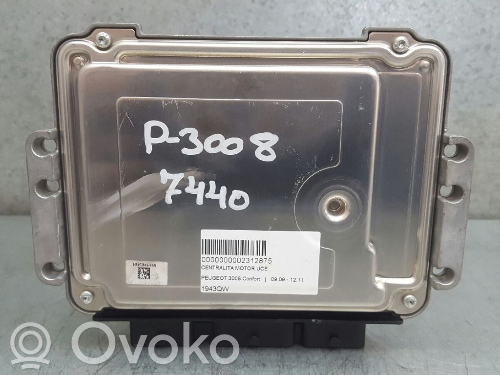 Peugeot 3008 I Unitate/modul de control motor 