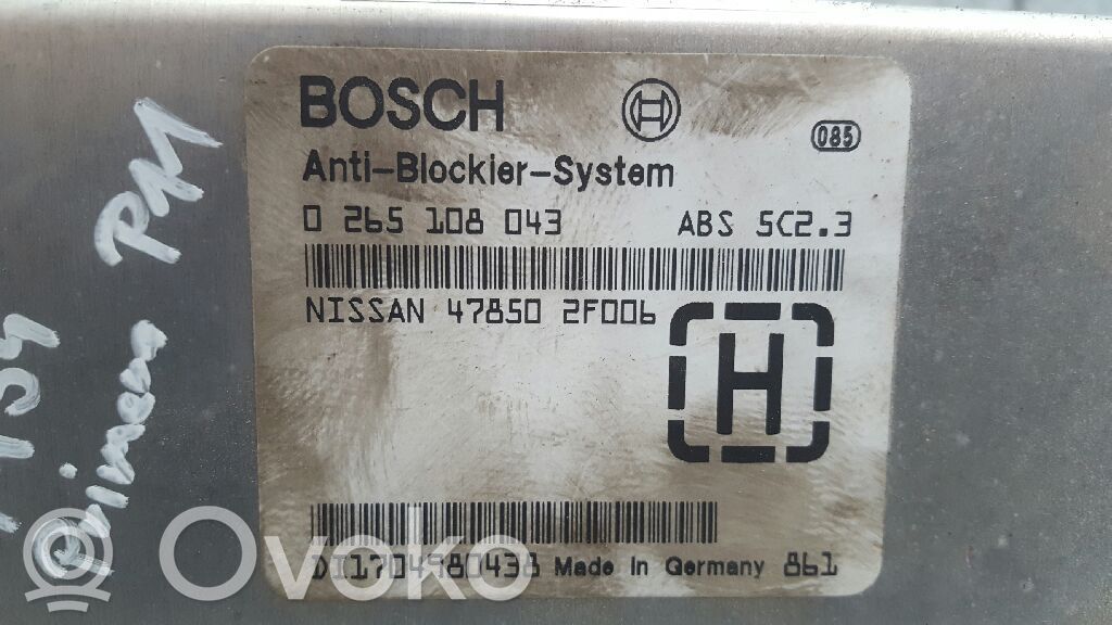 ABS control unit/module   478502F006
