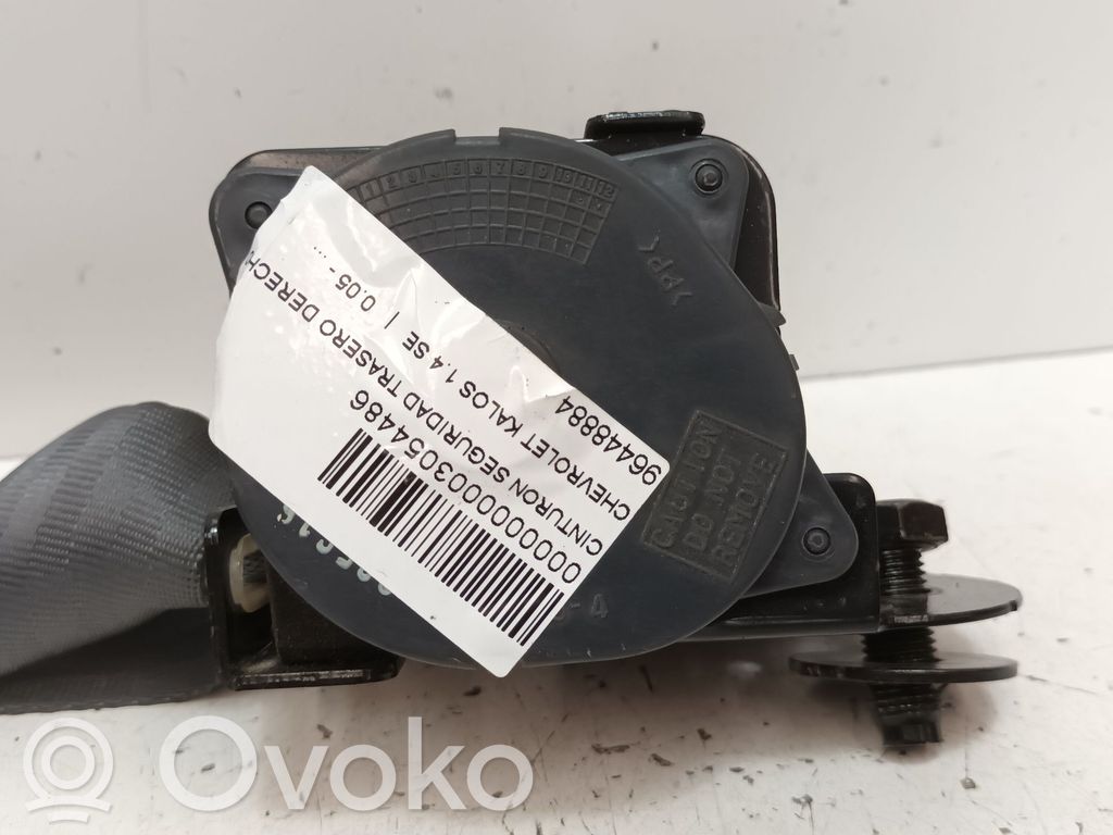 Chevrolet Kalos Cinturón trasero 