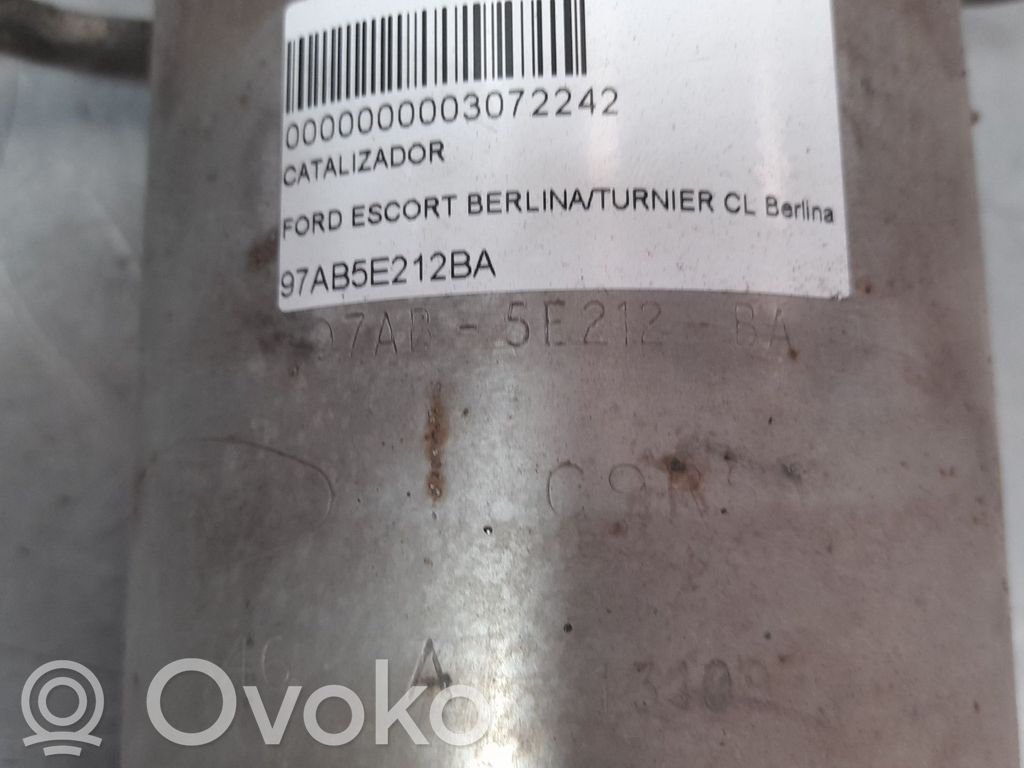 Ford Escort Filtr cząstek stałych Katalizator / FAP / DPF 