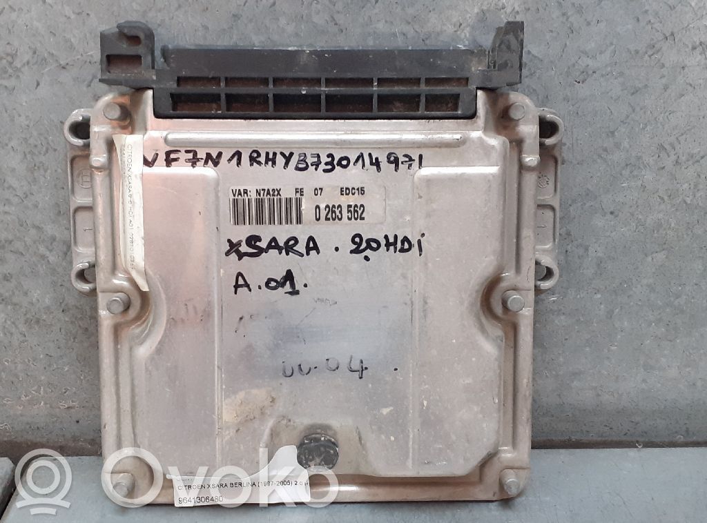 Unidad de control/módulo del motor   9641306480