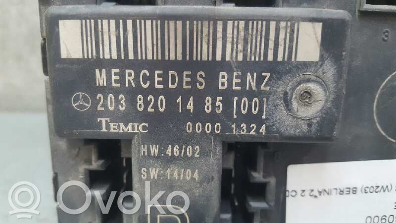 Mercedes-Benz C W203 Centralina/modulo chiusura centralizzata portiere