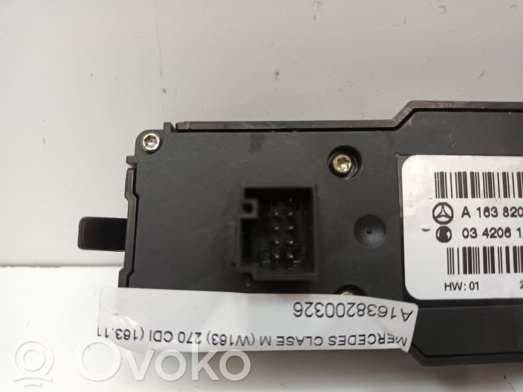 Mercedes-Benz ML W163 Interruptor de control multifunción 