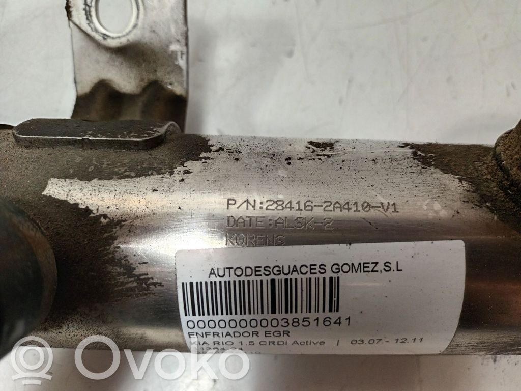 KIA Rio Valvola di raffreddamento EGR