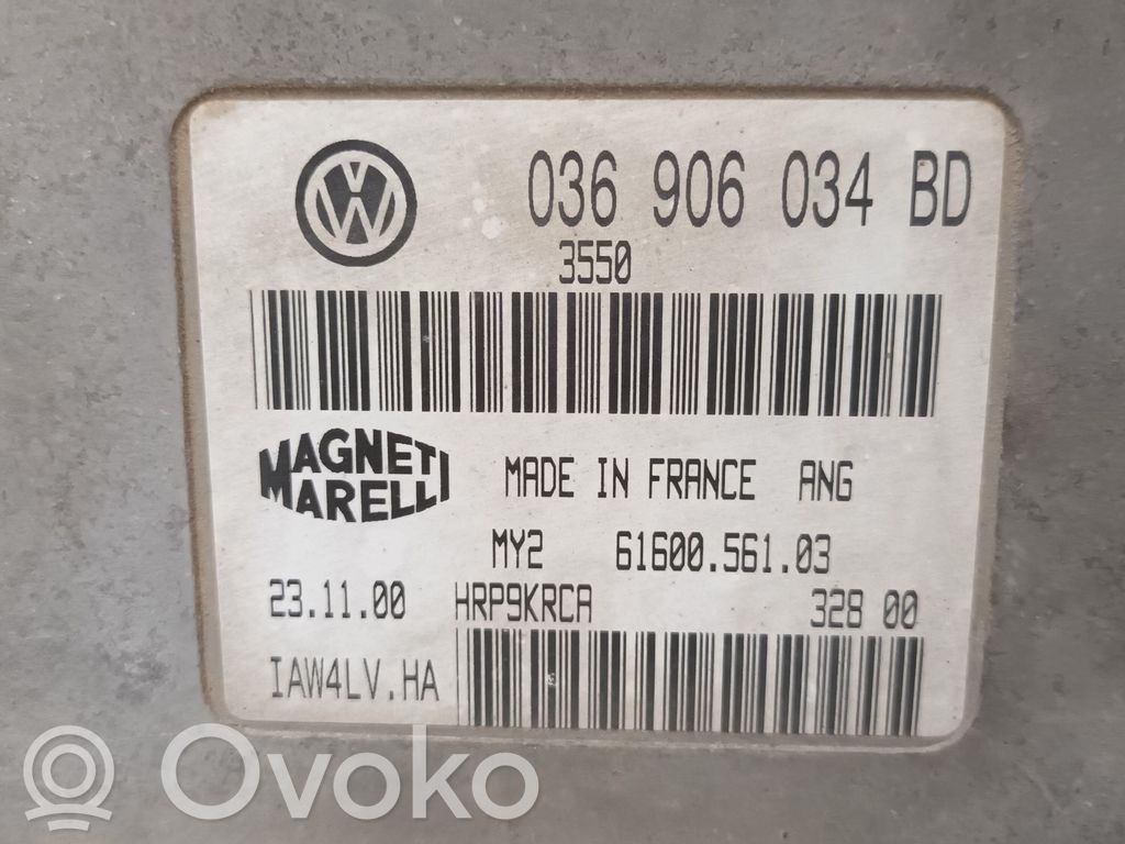 Unidad de control/módulo del motor   036906034BD