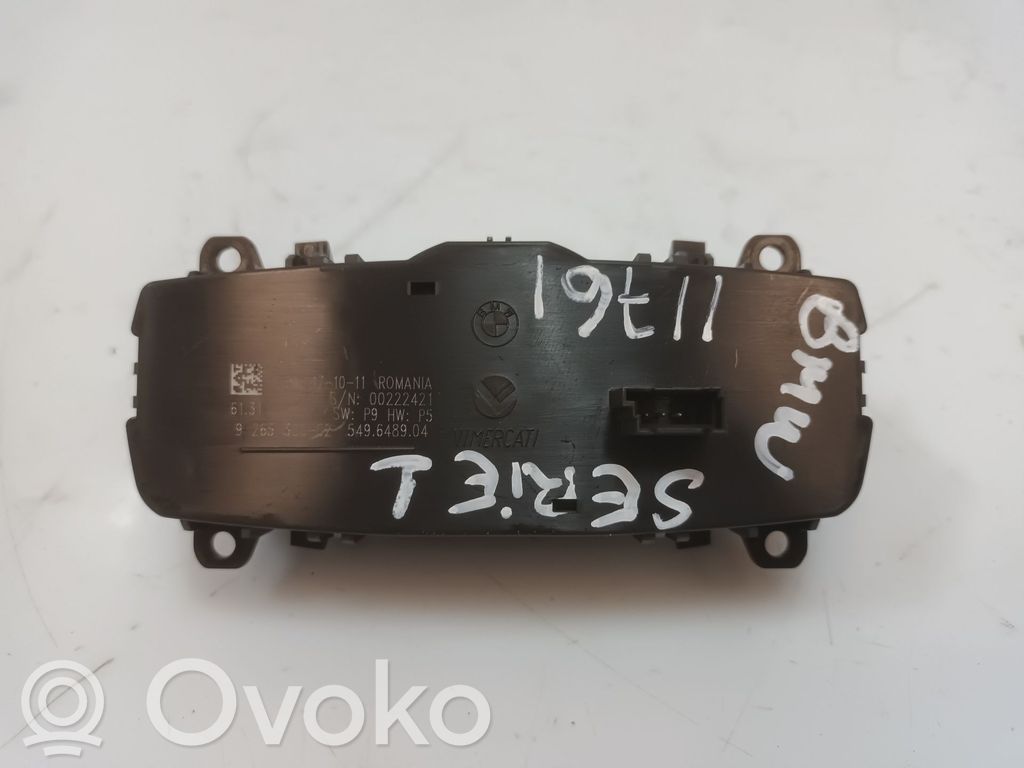 BMW 1 F20 F21 Interrupteur d’éclairage 