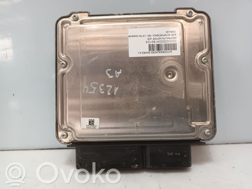 Audi A3 S3 8P Engine control unit/module 