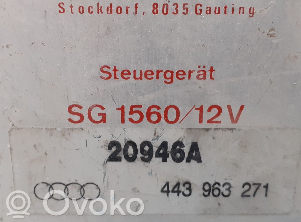 Audi 100 200 5000 C3 Inne komputery / moduły / sterowniki 