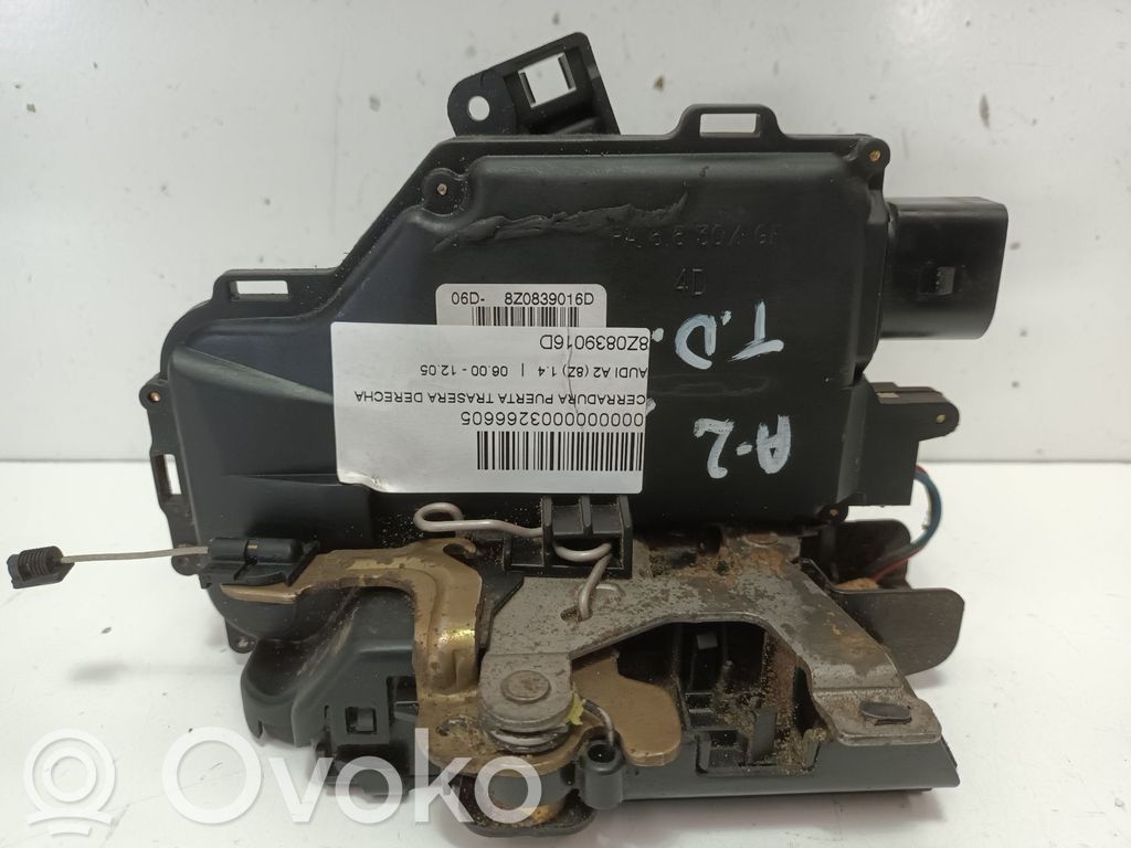 Audi A2 Încuietoare ușă spate 