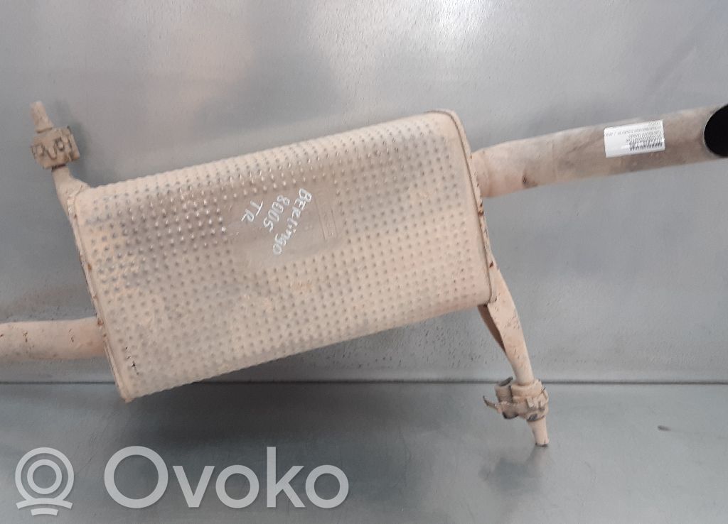 Citroen Berlingo Silenciador del tubo de escape trasero 