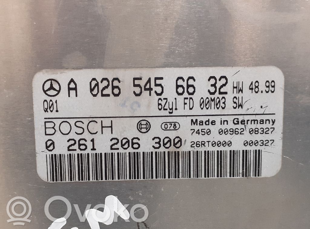 Mercedes-Benz ML W163 Centralina/modulo del motore 