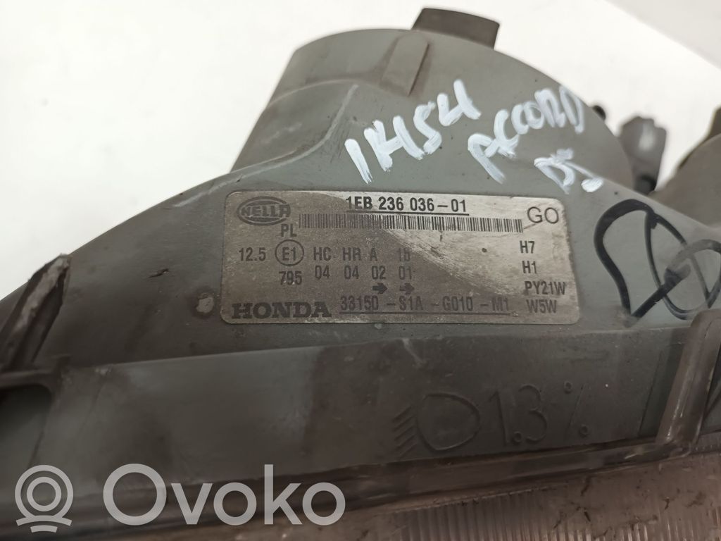 Honda Accord Lampa przednia 