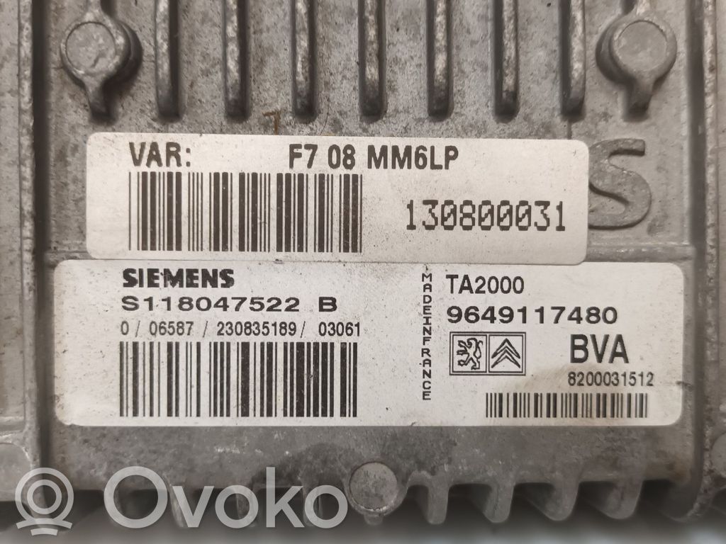 Gearbox control unit/module   9649117480