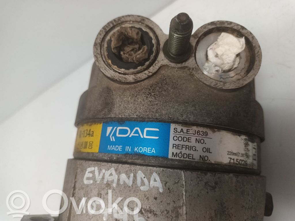 Chevrolet Evanda Air conditioning (A/C) compressor (pump) 