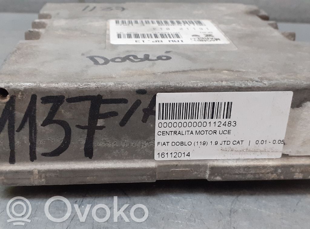 Fiat Doblo Engine control unit/module 