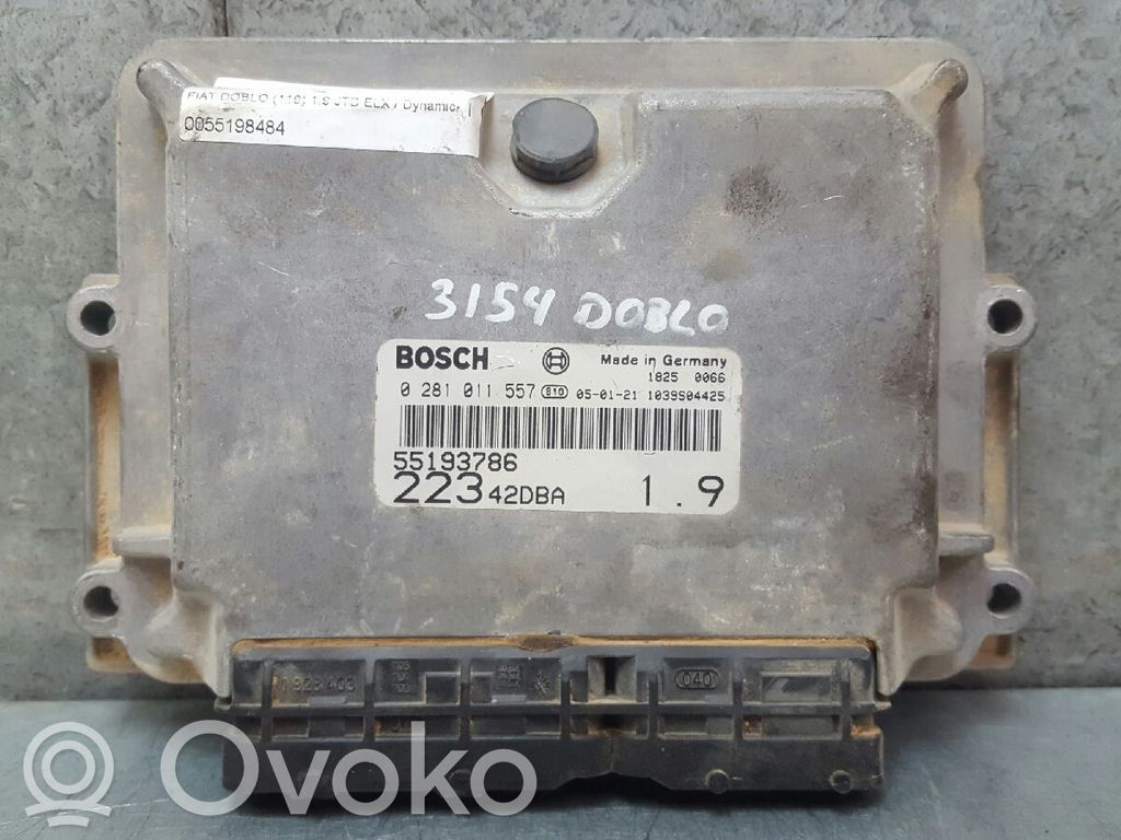 Unidad de control/módulo del motor   55193786