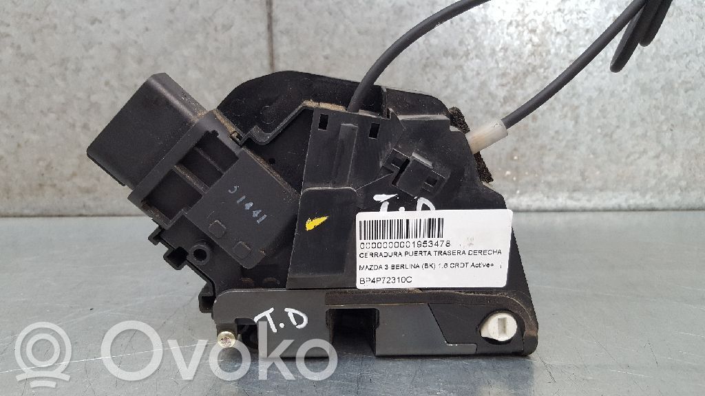 Mazda 3 I Zamek drzwi tylnych 