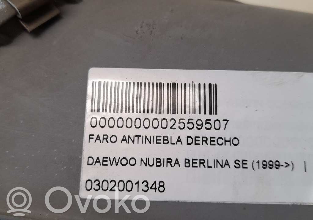 Daewoo Nubira Światło przeciwmgłowe przednie 