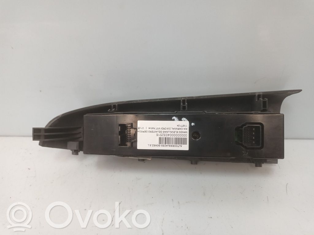 KIA Sorento Electric window control switch 
