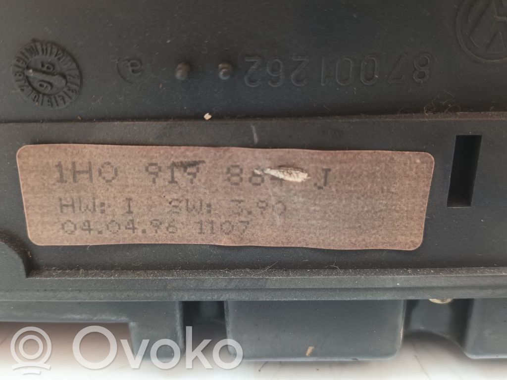 Volkswagen Vento Vitezometru (grup de instrumente) 