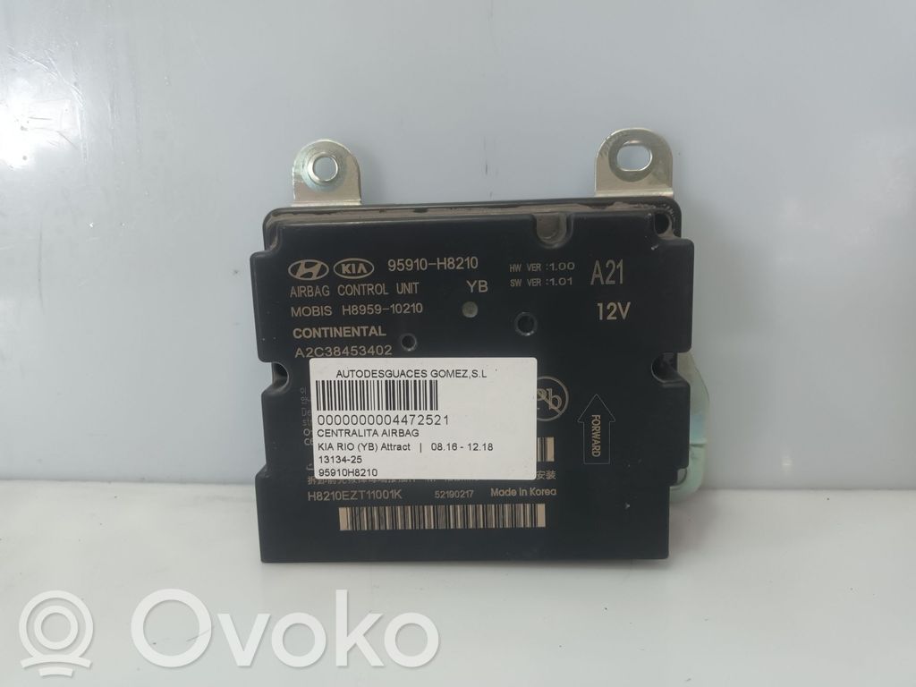 Unidad de control/módulo del Airbag   95910H8210