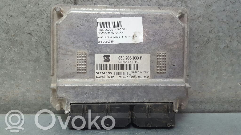 Seat Ibiza III (6L) Centralina/modulo del motore