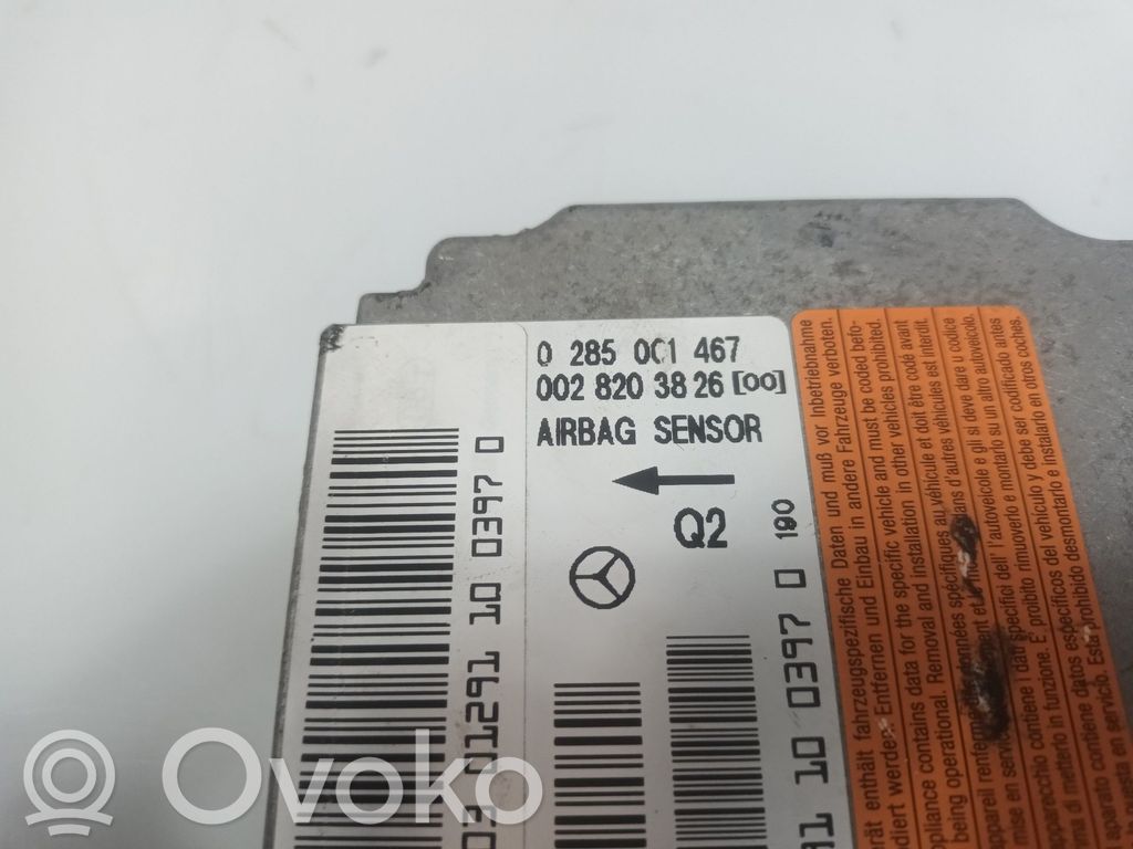 Mercedes-Benz S W220 Unitate/modul de comandă airbaguri 