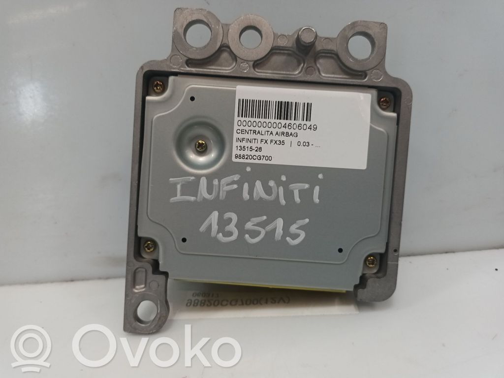 Centralina/modulo airbag   98820CG700