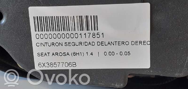 Cinturón delantero   6X3857706B