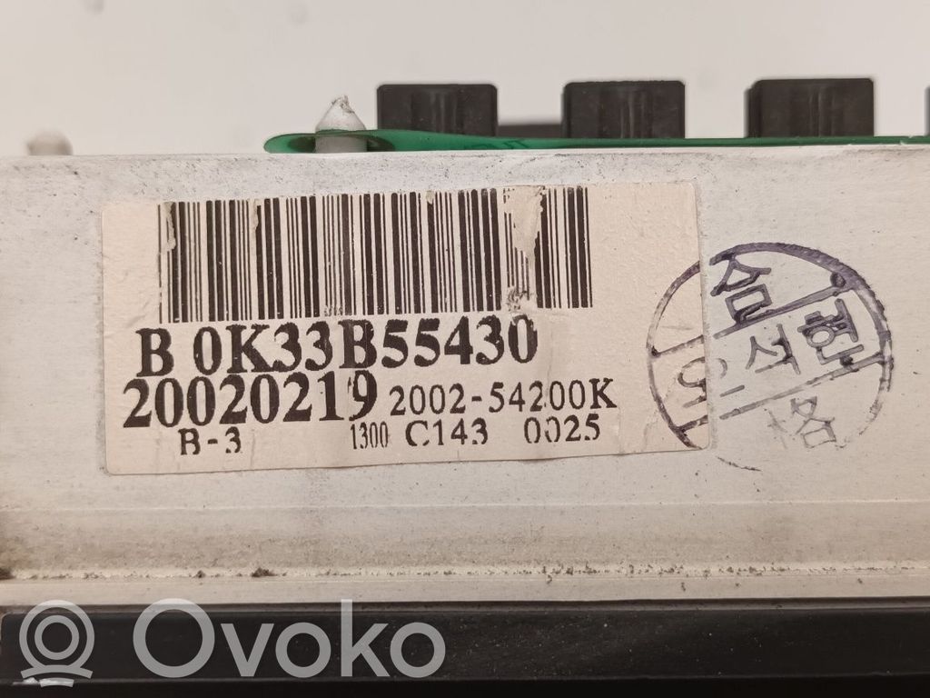 KIA Rio Vitezometru (grup de instrumente) 