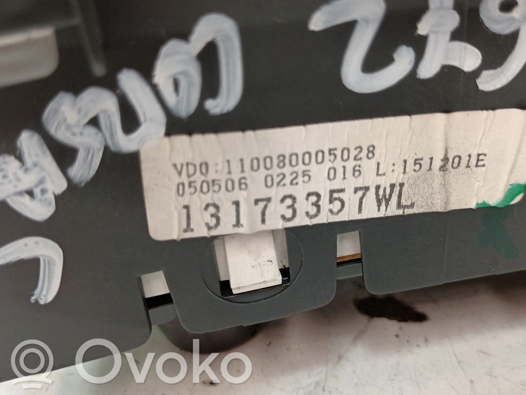 Opel Corsa C Geschwindigkeitsmesser Cockpit