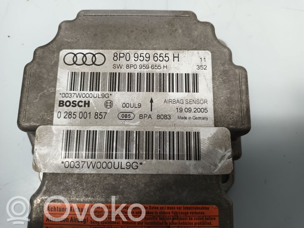 Audi A3 S3 8P Sterownik / Moduł Airbag 