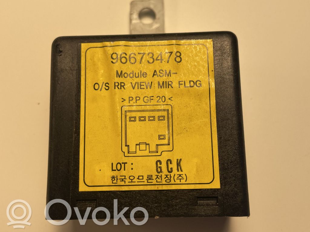 Módulo de control del espejo lateral   96673478